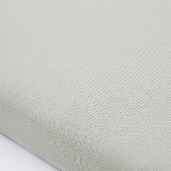 洗い替えのびのびクイックシーツ 折りたたみベビー布団用 ミニ（グレー）